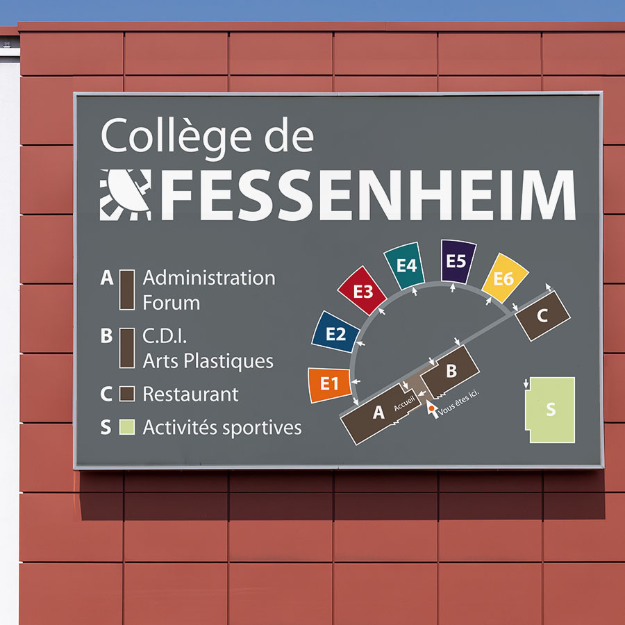 Plan général du collège de Fessenheim